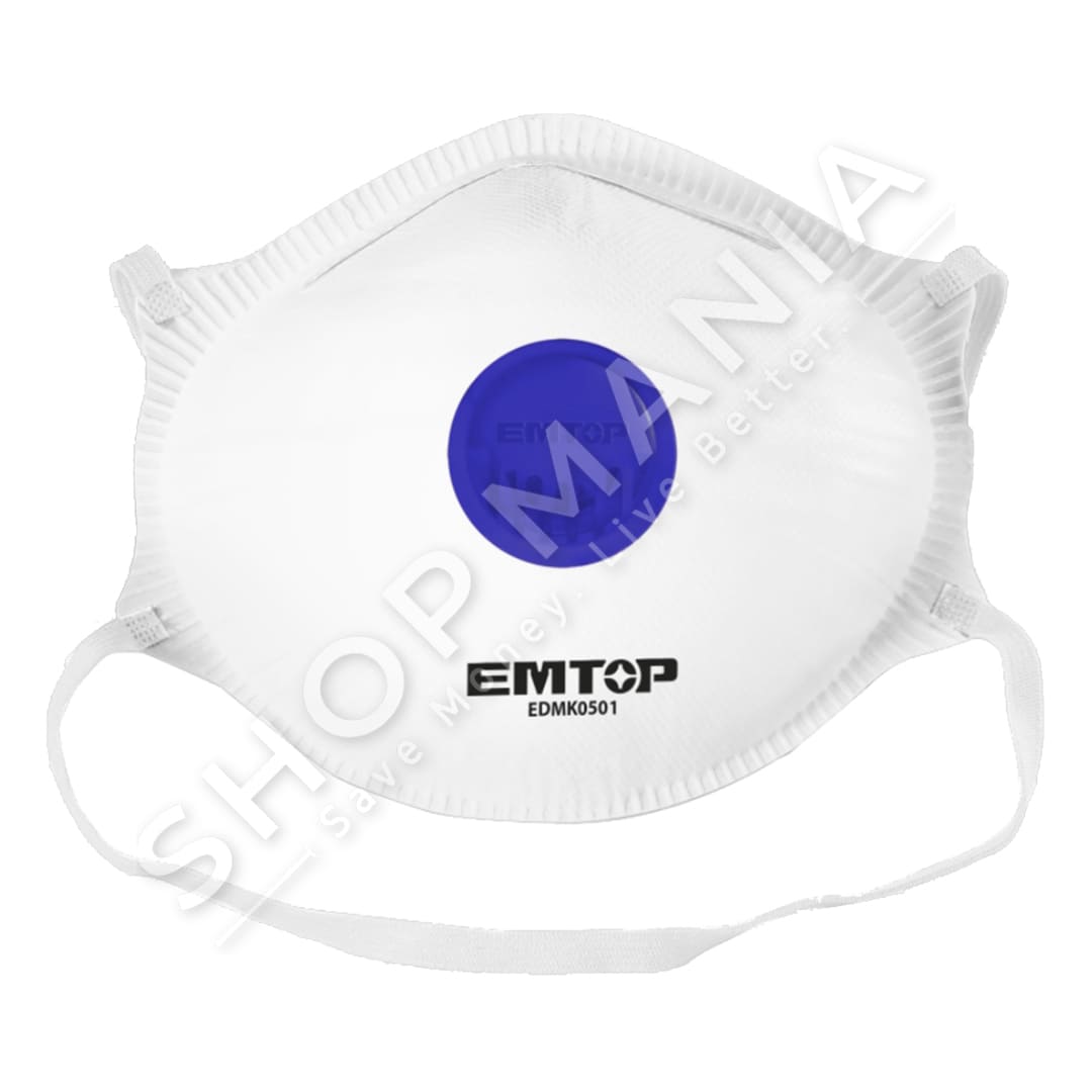 EMTOP - MASKE MBROJTESE FFP2 ME FILTER KARBONI - EDMK0501