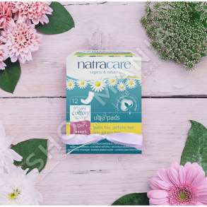 NATRACARE - PECETA HIGJIENIKE MUJORE ME PAMBUK ORGANIK "ULTRA - SUPER+" - 12 COPE