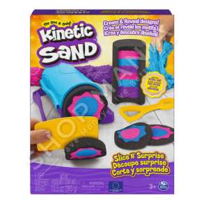 SPIN MASTER - RERE KINETIKE SHUMENGJYRESHE +3VJEC "THE ONE & ONLY KINETIC SAND SLICE N SURPRISE" - 778988378113
