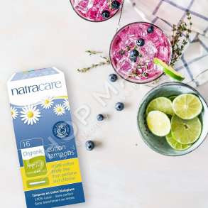 NATRACARE - TAMPONE ME PAMBUK ORGANIK ME APLIKATOR "REGULAR" - 16 COPE