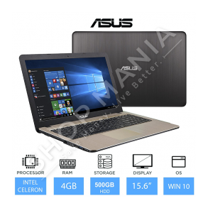 ASUS - LAPTOP 15,6 FHD', INTEL CELERON N3350, 4GB LPDDR3, 1 TB SATA - NB X543NA-DM346