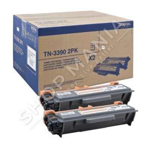 BROTHER - MULTIPACK NGJYRË E ZEZË TN3390TWIN TN-3390 2PK 2X12.000 FAQE