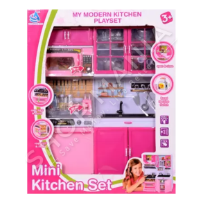 MINI KUZHINE LODER ME ELEKTROSHTEPIAKE & AKSESORE KUZHINE +3VJEC "MODERN DELICIOUS KITCHEN"