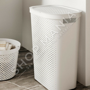 CURVER - KOSH RROBASH 60L "INFINITY WHITE" - 3253924754000