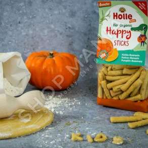 HOLLE - BISKOTA PER FEMIJE ME  KUNGULL & ROZMARINE  "HAPPY STICKS - BIO/ORGANIC" - 100G, +3 VJEC