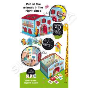 LISCIANI - MONTESSORI CASETTA ANIMALI FANTASTICI