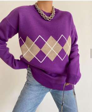 PULOVER ME ROMBA - ALD-128