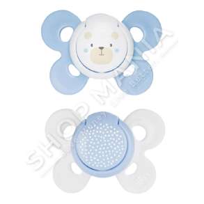 CHICCO - BIBERON FALLCO SILIKONI 2COPE/0-6MUAJSH "SOOTHER PHYSIO COMFORT BOY" - 8058664082506