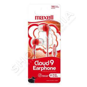 MAXELL - KUFJE "EARPHONE & MIC MAXELL EB-CLOUD9 RED 77949" - 4902580779498