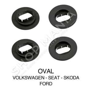 SET ME 4 KAPESE SHTRESASH OVALE PER VW/ SEAT/ SKODA/ FORD "LMP-22995" - 5897