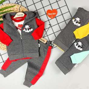 KOSTUM ME 3 PJESE (BLUZE, TUTA, JELEK ME ZINXHIR) BA-33