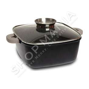 NAVA - TENXHERE KATRORE ME KAPAK QELQI "VESHJE GURI - FUNTZIO" - Ø20CM