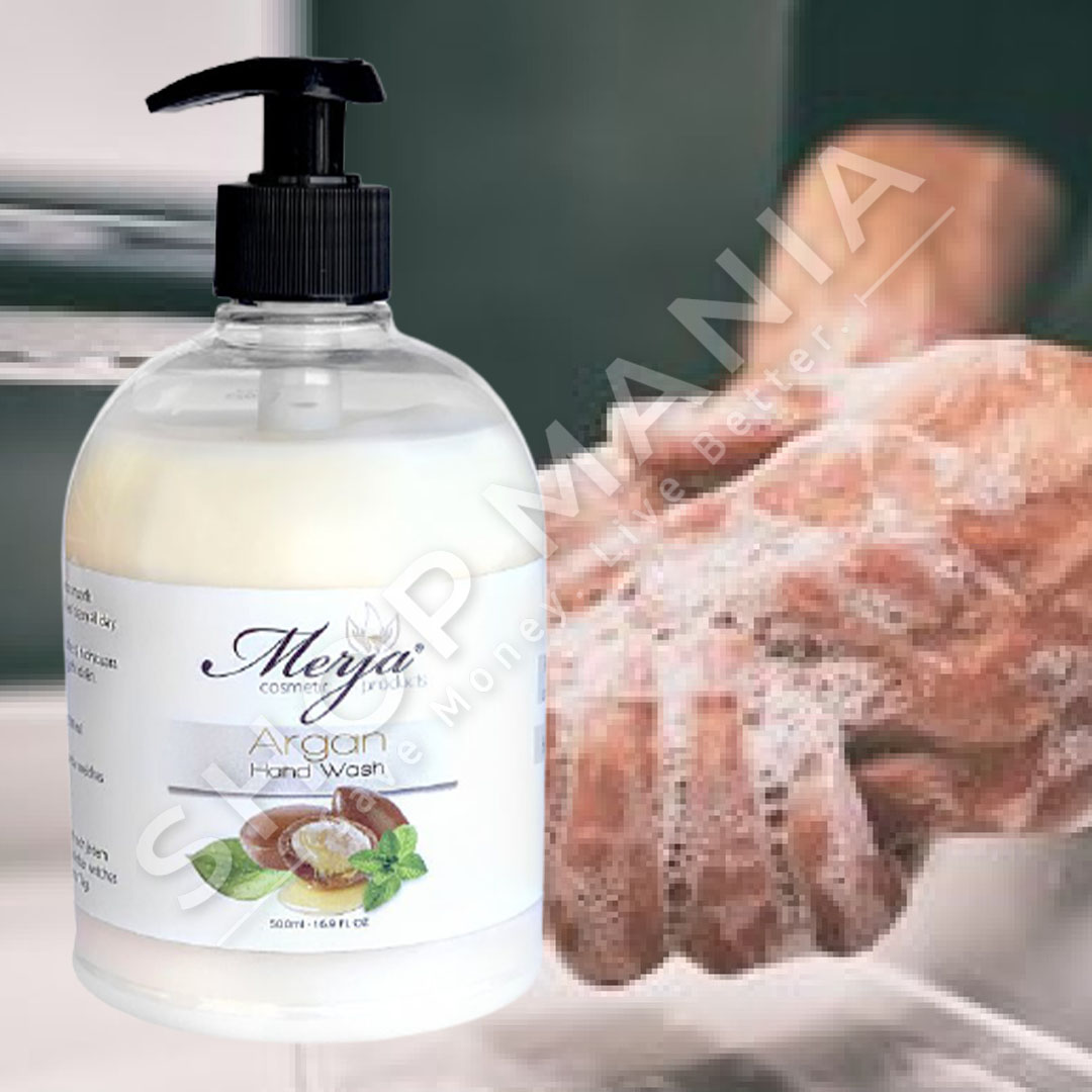 MERJA - LARES PER DUART ME ARGAN & VAJ ESENCIAL MENTE "100% BIO" - 500ML