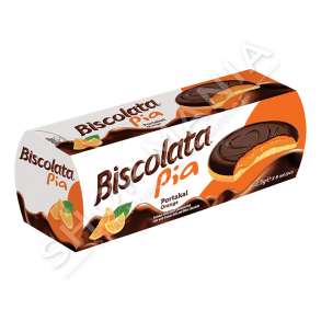 BISCOLATA - BISKOTE ME COKOLLATE & PORTOKALL "PIA" -  8 x 12.5G