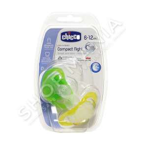 CHICCO - BIBERON FALLCO SILIKONI "PHYSIO COMPACT" - 2 COPE, 6-12 MUAJSH