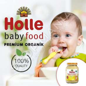 HOLLE - PURE ME BANANE & BOLLGUR "ORGANIC" - 190G, +6 MUAJ