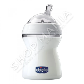 CHICCO - SHISHE ME BIBERON SILIKONI 250ML/+2MUAJSH "FEEDING BOTTLE NATURAL FEELING UNISEX" - 8058664153664
