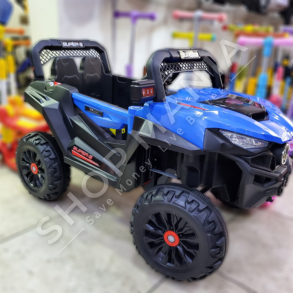 MAKINE PER FEMIJE ME RROTA TE MEDHA ME MUZIKE & BATERI "ELECTRIC CAR WITH 12V BATTERY"