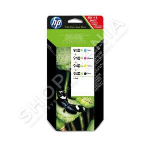HP - MULTIPACK NGJYRË E ZEZË / NGJYRË E KALTËR / NGJYRË MAGENTA / NGJYRË E VERDHË C2N93AE 940 XL C4906AE + C4907AE + C4908AE + C4909AE