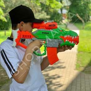 HASBRO - PISTOLETE NERF DINOSQUAD +8VJEC "NERF DINOSQUAD REX-RAMPAGE" - 5010993798957