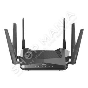 D-LINK - ROUTER Wi-Fi 6 EXO AX5460, 4800Mbps 5 GHz + 600Mbps 2.4 GHz, 1 x USB 2.0, 1 x USB 3.0, WPA/WPA2/WPA3, " DIR-X5460"
