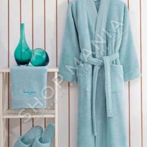 MARIE CLAIRE PARIS - SET ROBDISHAN, PESHQIR, SHAPKA "JAINA" - S,M,L,XL