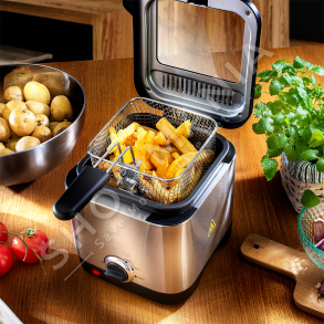 KRUGENER - FRITEZE ELEKTRIKE 2L "MINI FRITTEUSE STYLE ELECTRIC DEEP FRYER" - KG-8083