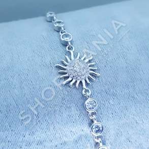 BYZYLYK ARGJEND ME GUR ZIRKONI "DIZAJN DIELL" - DHA-BL3.3-255