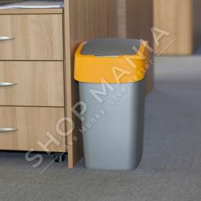CURVER - KOSH PER MBETURINA 25L "FLIP BIN PACIFIC YELLOW+SILVER" - 3253922171083