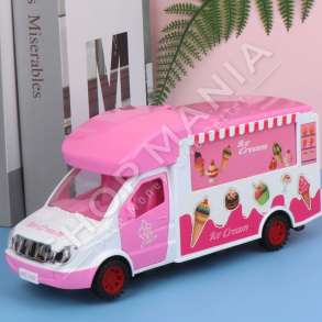 MAKINE AKULLORESH ME DRITA & MUZIKE +3 VJEC "BUMP AND GO FOOD TRUCK TOY FOR KIDS BATTERY OPERATED ICE CREAM FOOD TRUCK WITH MUSIC AND LIGHT"