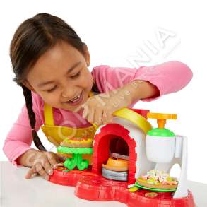 HASBRO - FURRE PICASH/PIZZERI +3VJEC "PLAY-DOH KITCHEN CREATIONS STAMP'N TOP PIZZA" - 5010993596799