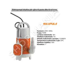 MAXPULS - POMPE UJI ME GALIXHAN 750W - MP7239