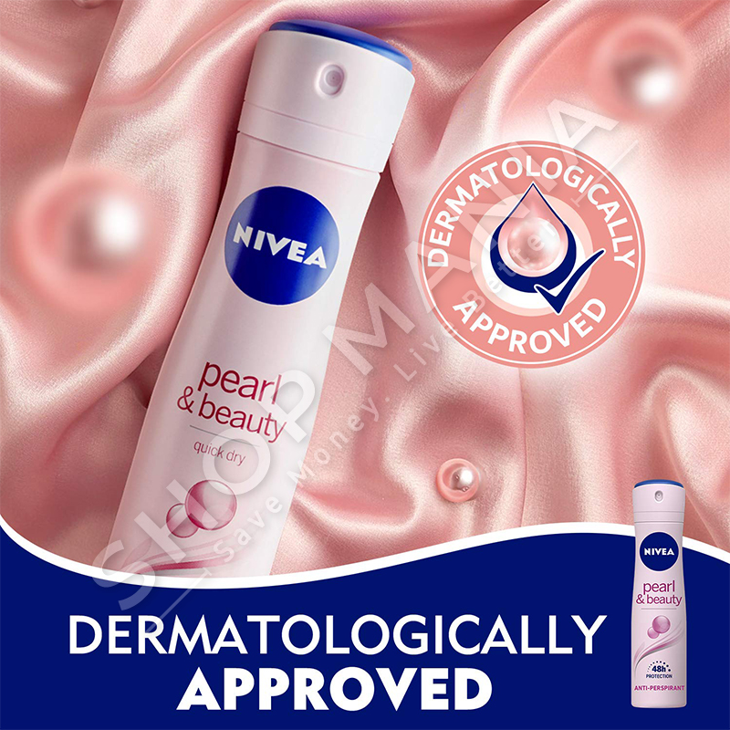 NIVEA - DEODORANT SPRAY PER FEMRA "PEARL & BEAUTY" - 150ML