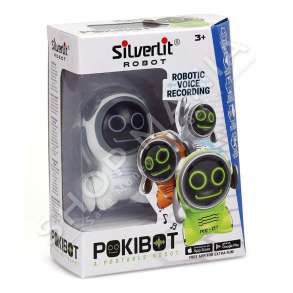 SILVERLIT - ROBOT INTERAKTIV REGJISTRUES ZERI +3VJEC "ROBOT POKIBOT INTERACTIVE 15CM" - 8027679063350