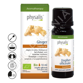 PHYSALIS - VAJ ESENCIAL PER STIMULIMIN E OREKSIT & ME SHUME ENERGJI 10ML "GINGER ZINGIBER OFFICINALE"
