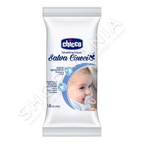 CHICCO - PECETA PER PASTRIMIN E BIBERONEVE 16COPE/+0MUAJSH "CLEANING WIPES FOR PACIFIERS AND TEATS" - 8058664066407