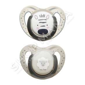 VITAL BABY - BIBERON FALLCO SILIKONI ME KUTI MBAJTESE 2 COPE 0-6MUAJSH "AIRFLOW SOOTHE SOOTHER" - DN-032