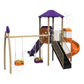 LOJE ARGETUESE +5VJEC "OUTDOOR PLAY SET" - BD-701