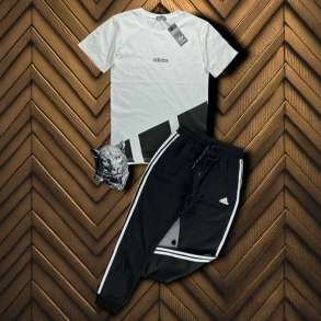 KOSTUM SPORTIV "ADIDAS" ME T-SHIRT DHE TUTA - ESO-032