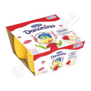 DANONE/DANONINO - KOS ME BANANE & MJEDER  - 4 x 50G