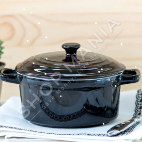 TOGNANA - TENXHERE ME KAPAK 13CM "CASSEROLE MININOVA LORY BLACK 13CM" - 8000257443911