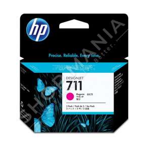 HP - KARTUÇË ME BOJË NGJYRË MAGENTA CZ135A 711 3-PACK 29 ML