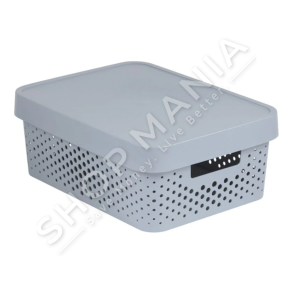 CURVER - SHPORTE ME KAPAK 11L "INFINITY LIGHT GREY" - 3253924753065