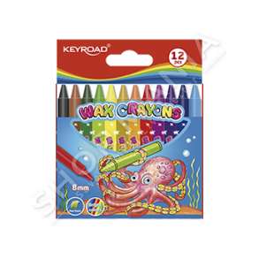 KEYROAD - BOJRA DHJAMI TE HOLLA WAX CRAYONS 12CP