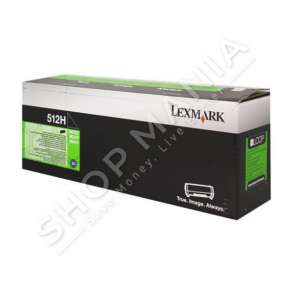 LEXMARK - ORIGJINALE TONER NGJYRË E ZEZË 51F2H00 512H RRETH 5000 FAQE I RIPËRDORSHËM