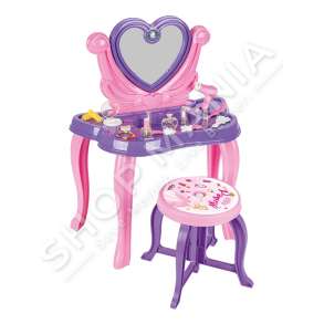 PILSAN - SET TAVOLINE MAKE-UP +3VJEC "HEART MAKEUP TABLE PINK" - 06-047