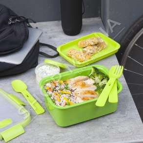 CURVER - TAS ME VAKUM 1.2L & SET SERVIRJE USHQIMI & ENE PER SALCE "SMART TO GO GREEN" - 3253920947000