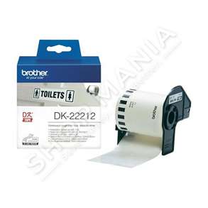 BROTHER - ETIKETA DK-22212 ETIKETA, 62MM NGJYRË E BARDHË 15,24M