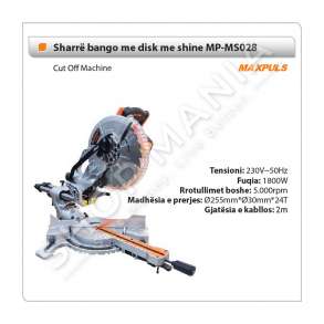 MAXPULS - SHARRE BANGO ME DISK 1800W