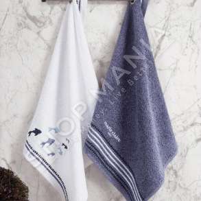 MARIE CLAIRE PARIS - SET ME 2 PESHQIRE KUZHINE 100% PAMBUK "PRISCA" - 50X50CM